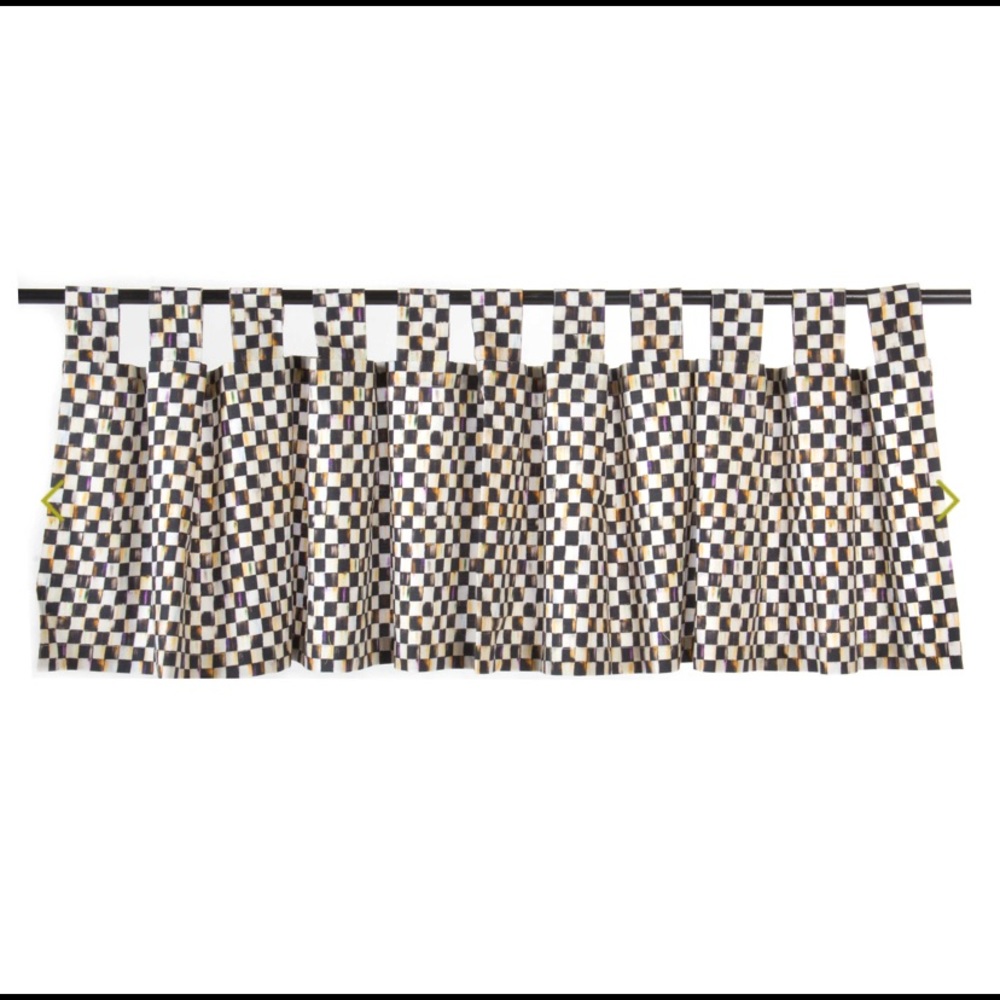 Courtly Check Valance